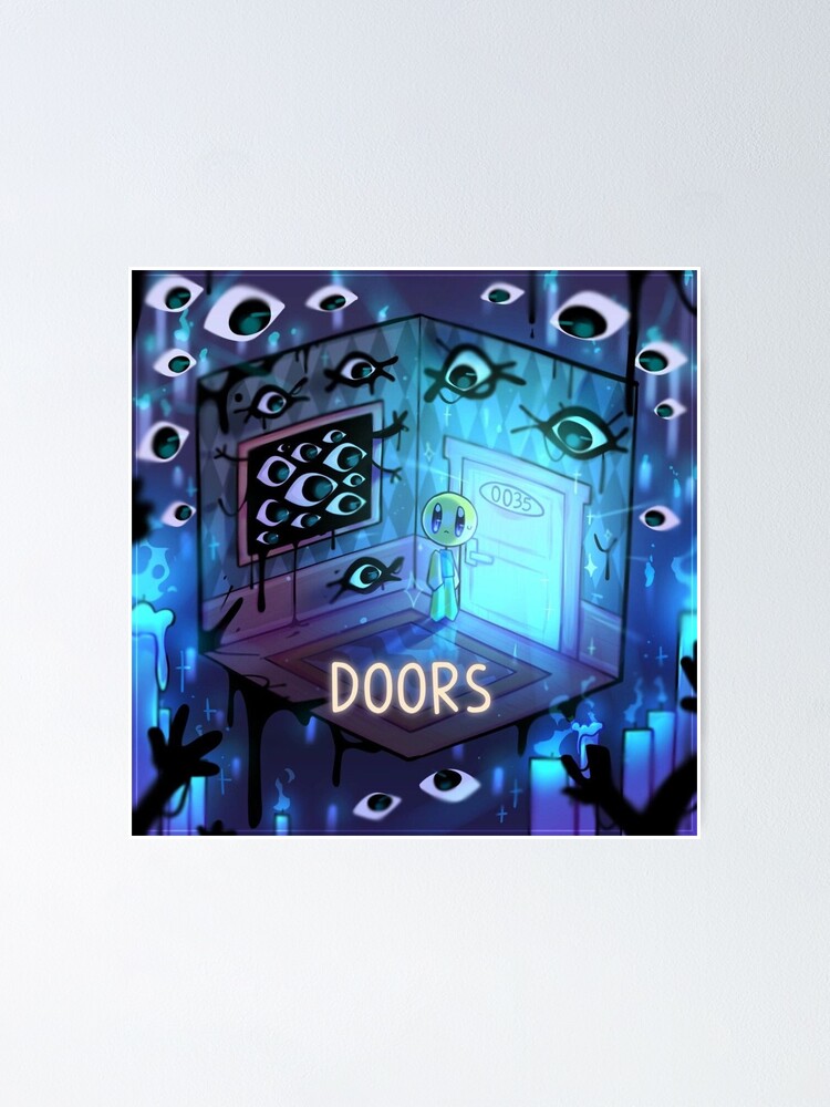 Figure, Roblox doors Poster by doorzz