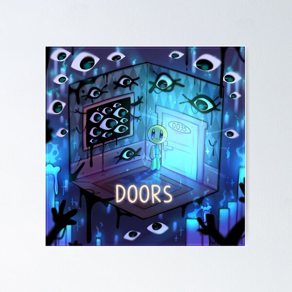 Ambush, roblox doors Poster by doorzz