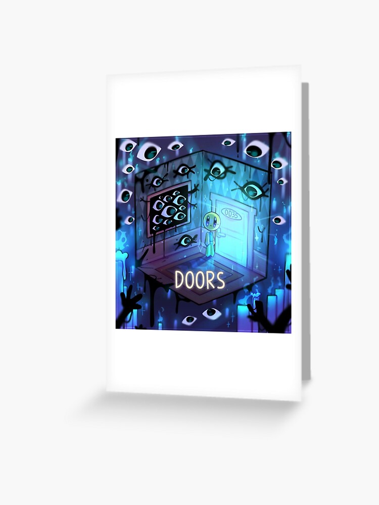 Figure, Roblox doors Greeting Card by doorzz