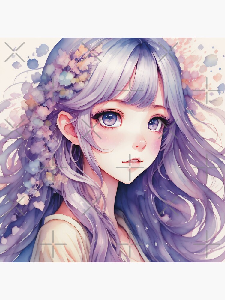 Lavender Cute Anime Wallpapers - Wallpaper Cave