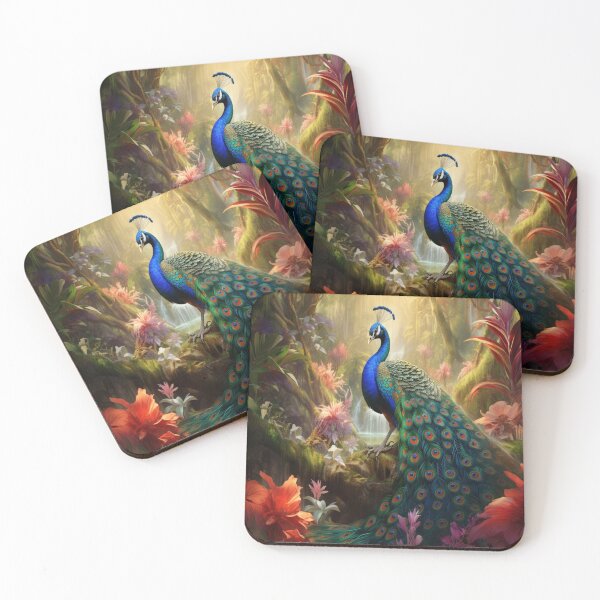 Item preview, Proud peacock in the jungle designed and sold by DynamicPosters.