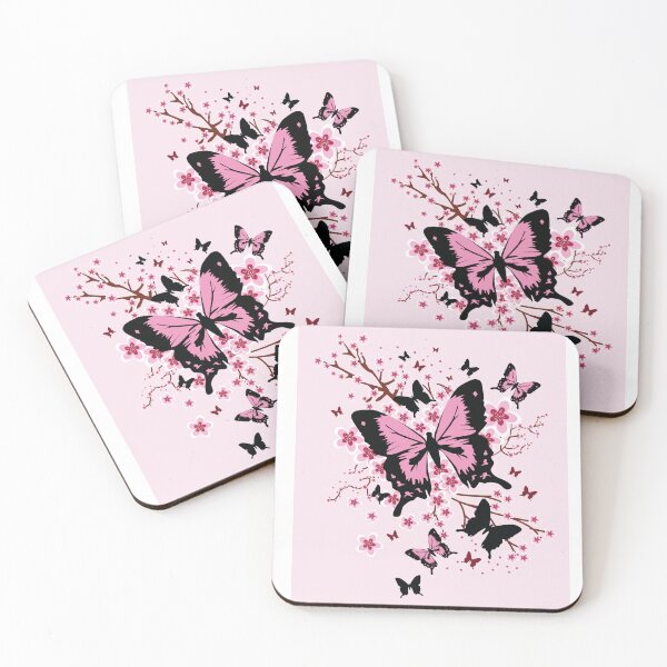 Item preview, BUTTERFLY EFFECT WITH PINK BACKGROUND designed and sold by Vishakha Sabharwal.