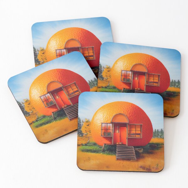 Item preview, Sweet Home Orange cabin - fantasy artwork designed and sold by EmeraldeaArt.