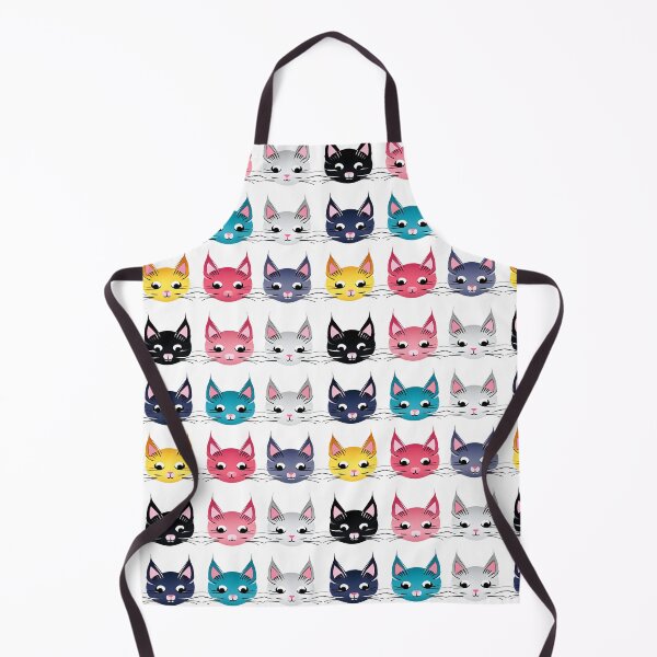 Item preview, Adorable Cat Artistry Seamless Pattern designed and sold by AlienSkinEyes.