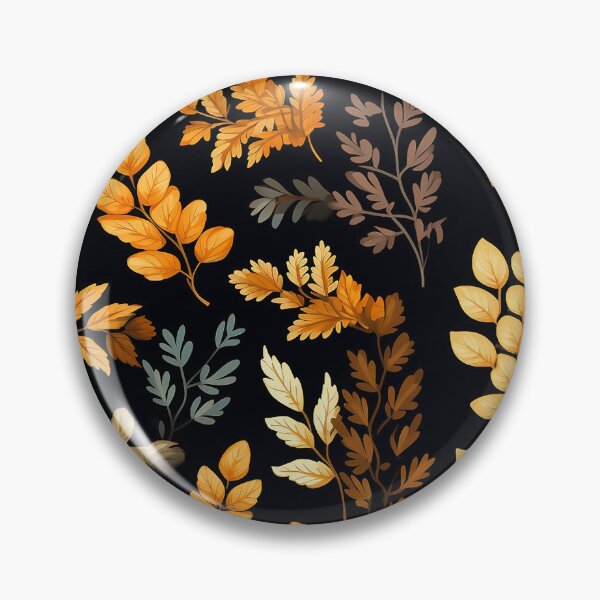 Item preview, Pretty Leaf Design in Orange, Yellow, Black, and Grey designed and sold by LWLDesigns.