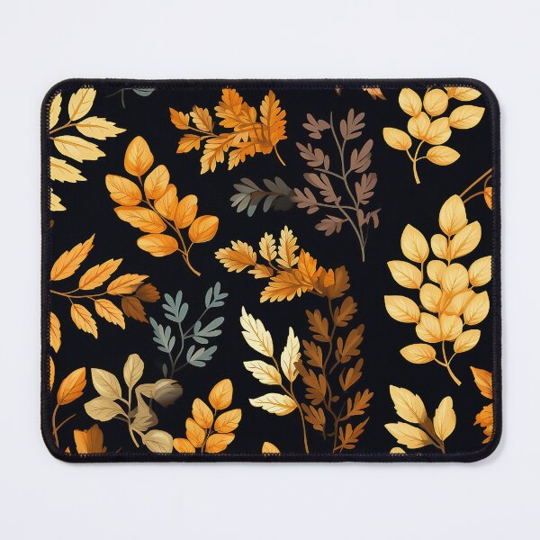 Item preview, Pretty Leaf Design in Orange, Yellow, Black, and Grey designed and sold by LWLDesigns.