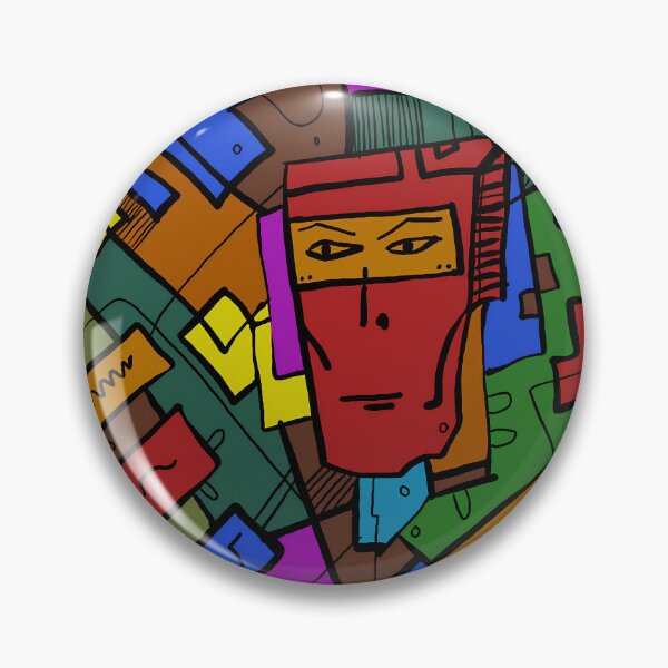 Item preview, futuristic abstract ninja face  Scoop  	 designed and sold by gegqqspuhw53.