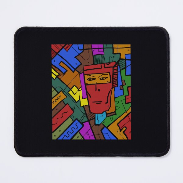 Item preview, futuristic abstract ninja face Scoop designed and sold by gegqqspuhw53.