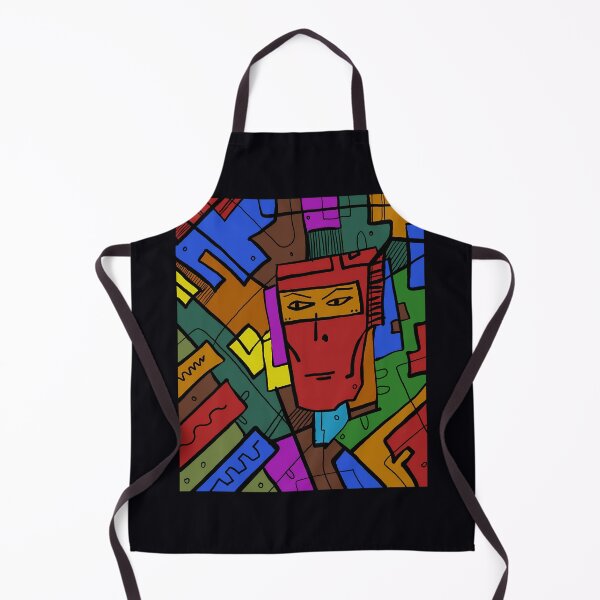 Item preview, futuristic abstract ninja face Scoop designed and sold by gegqqspuhw53.
