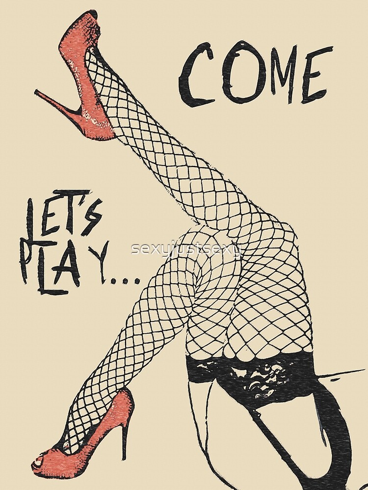 Discover Come, let's play... in naughty, dirty, kinky way Premium Matte Vertical Poster