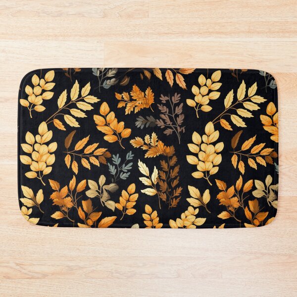 Item preview, Pretty Leaf Design in Orange, Yellow, Black, and Grey designed and sold by LWLDesigns.