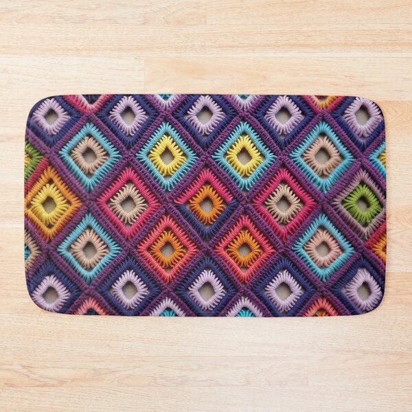 Item preview, Colorful Geometric Crochet Pattern designed and sold by Nabucodonoshop.