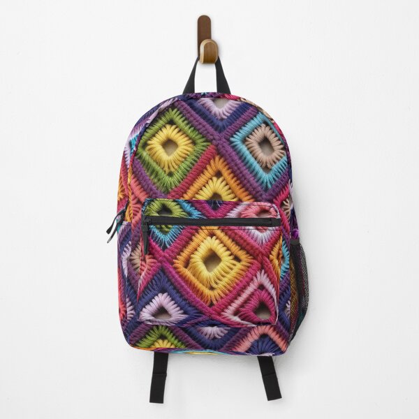Item preview, Colorful Geometric Crochet Pattern designed and sold by Nabucodonoshop.