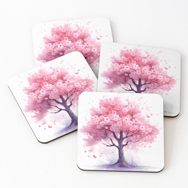 Item preview, Whimsical Sakura | Watercolor Sakura Wall Decor designed and sold by Shirtastically.
