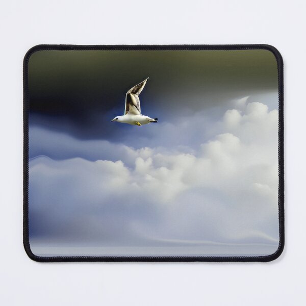 Item preview, Larus Large Seagull - White Headed Gull - Glaucous Gull - Ocean Hue 3 of 4 designed and sold by Beachy.