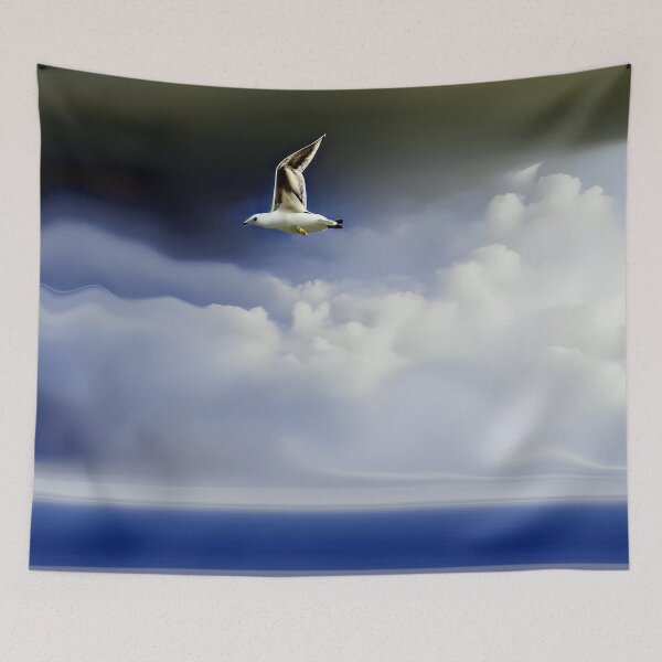 Item preview, Larus Large Seagull - White Headed Gull - Glaucous Gull - Ocean Hue 3 of 4 designed and sold by Beachy.