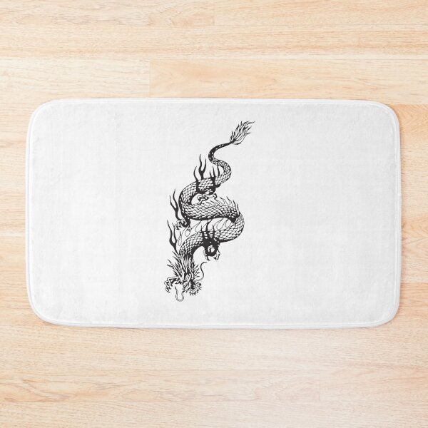 Item preview, Mystical Black Ink Dragon Art designed and sold by InkStation24.
