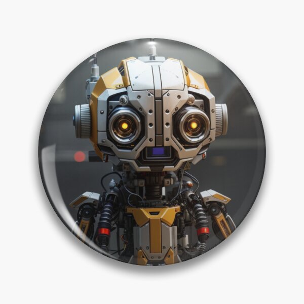 Item preview, a small silver robot designed and sold by mikaws.