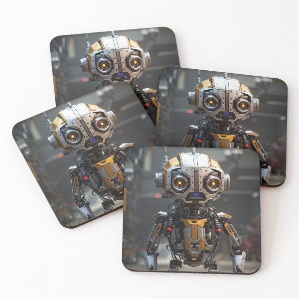 Item preview, a small silver robot designed and sold by mikaws.