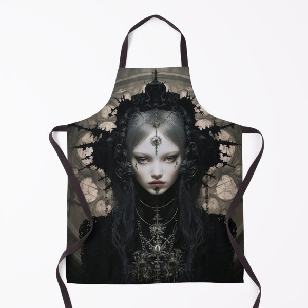 Item preview, gothic art portrait digital print designed and sold by dcrc.