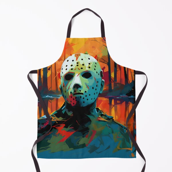 Aperçu de l'œuvre Jason Voorhees inspiré du fauvisme créée et vendue par ARTficiallyAnon.