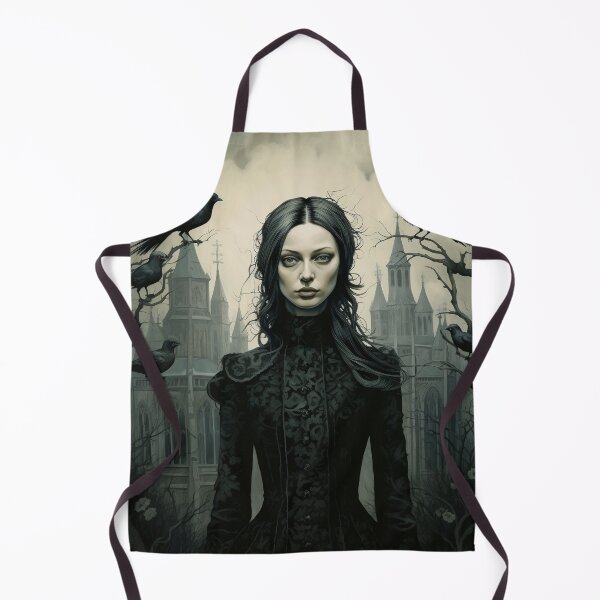Item preview, gothic art portrait digital print designed and sold by dcrc.