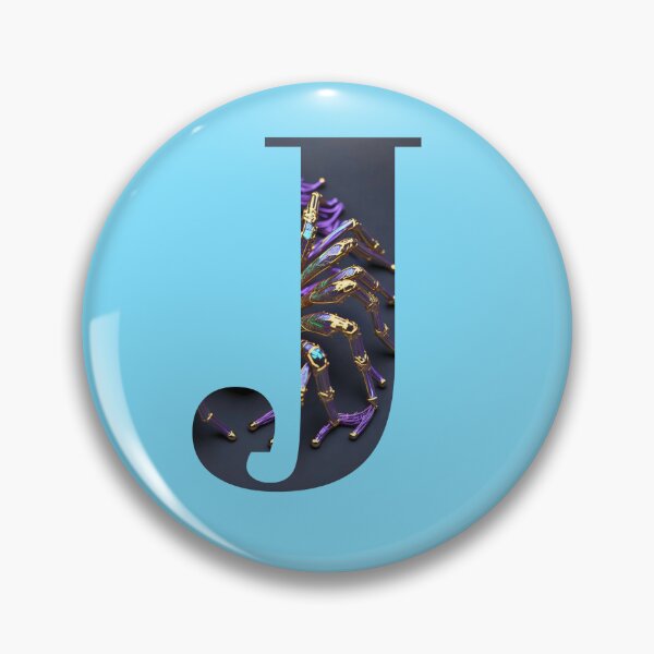 Aperçu de l'œuvre Mon nom commence par J - Design 1 #J #alphabet #araignée créée et vendue par Propc.