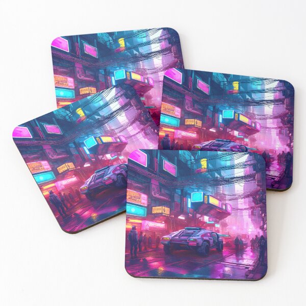 Item preview, Inner City Cyberpunk Shopping designed and sold by Ink Art Design.