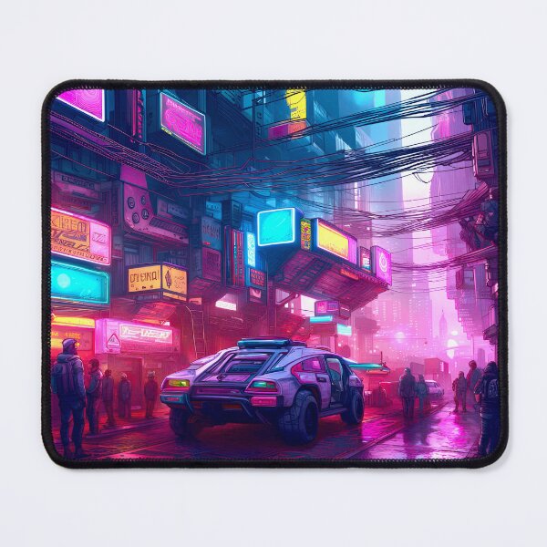 Item preview, Inner City Cyberpunk Shopping designed and sold by Ink Art Design.