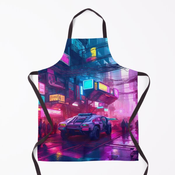 Item preview, Inner City Cyberpunk Shopping designed and sold by Ink Art Design.