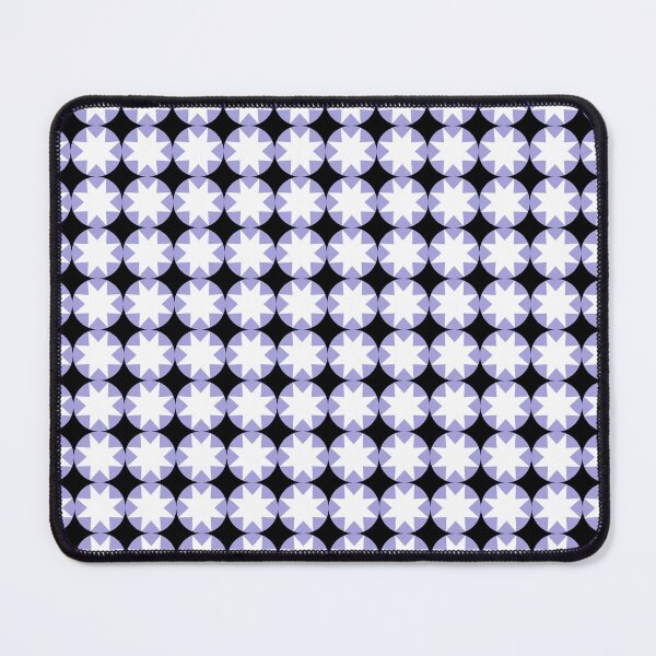 Item preview, 8 Point Star White Lilac Black 5748 designed and sold by Art in My Loft.