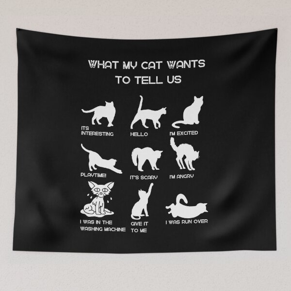 Item preview, What my cat wants to tell us designed and sold by CuteCatsCoffee.