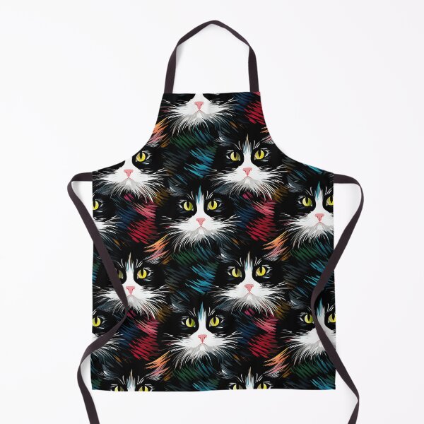 Item preview, Adorable Cat Artistry Seamless Pattern designed and sold by AlienSkinEyes.