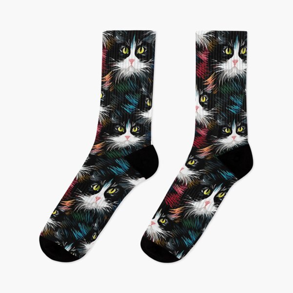 Item preview, Adorable Cat Artistry Seamless Pattern designed and sold by AlienSkinEyes.
