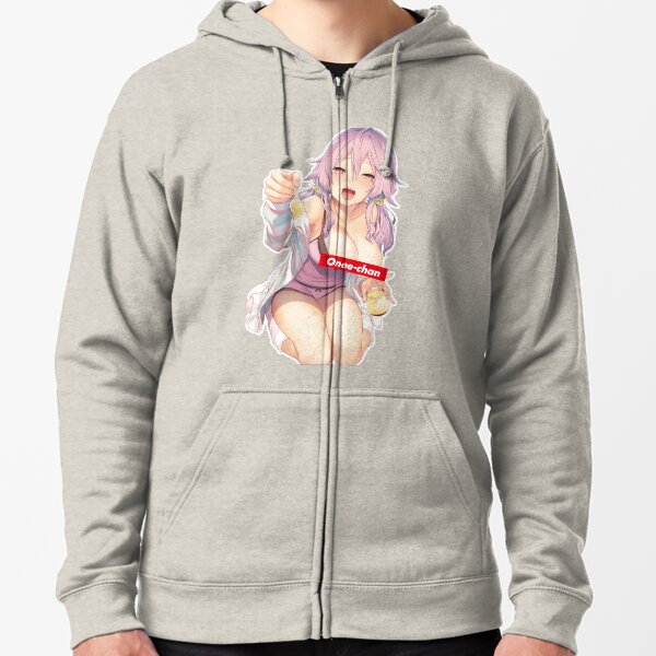 anime hoodie with zipper