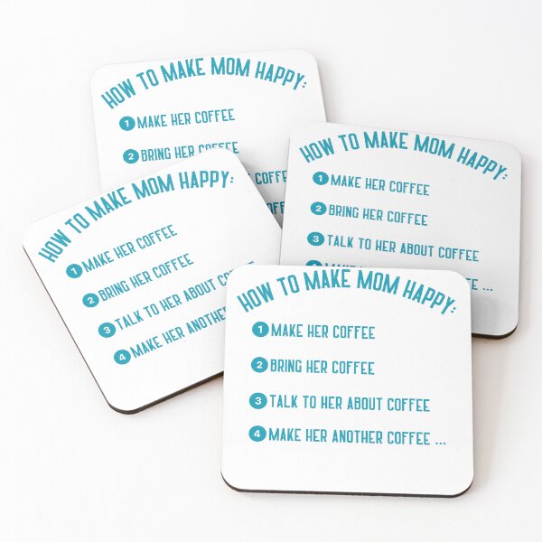 Item preview, Make mom happy with coffee designed and sold by Azrou shop.