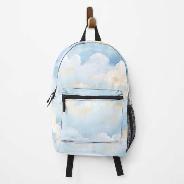 Item preview, pastel watercolor blue sky and clouds patterns designed and sold by naatala.