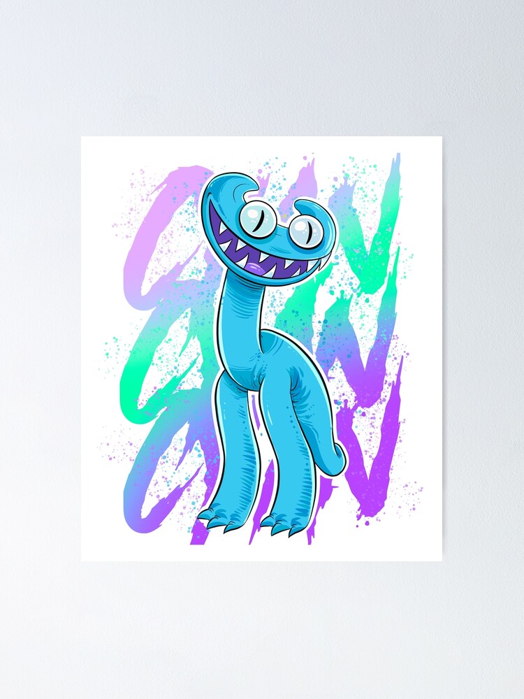 Purple Rainbow Friend Poster for Sale by TheBullishRhino