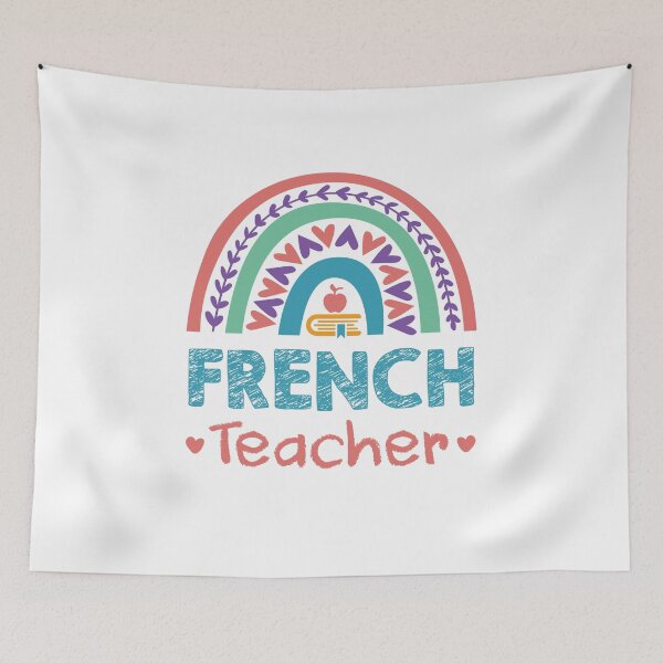 Item preview, French Teacher Rainbow designed and sold by jaygo.
