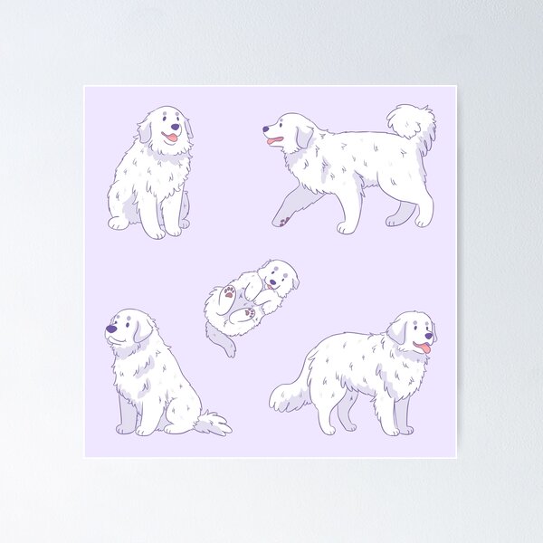 Item preview, Great pyrenees cute dog pack  designed and sold by Yaragold.