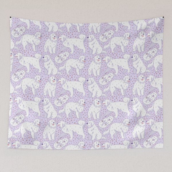 Item preview, Great pyrenees cute dog pattern  designed and sold by Yaragold.