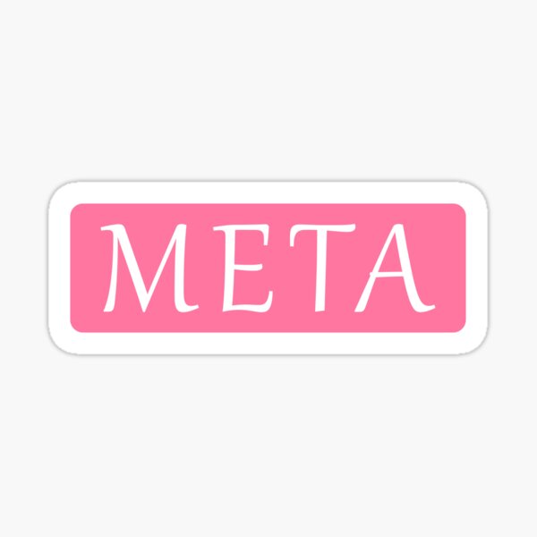 Artikel-Vorschau von Meta name, designt und verkauft von Jeallan Designs.