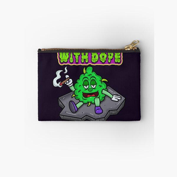 Item preview, Cartoon Mascot of Weed Bud On Stone, Smoking and With Dope.  designed and sold by tedykurniawan12.
