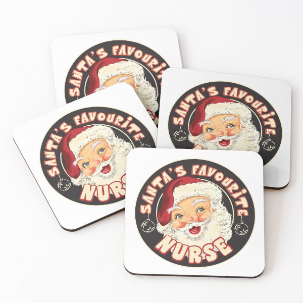 Item preview, Santa's favourite Nurse- vintage christmas gift for Registered Practical Nurse / home care/ hospital designed and sold by TaraGbear.