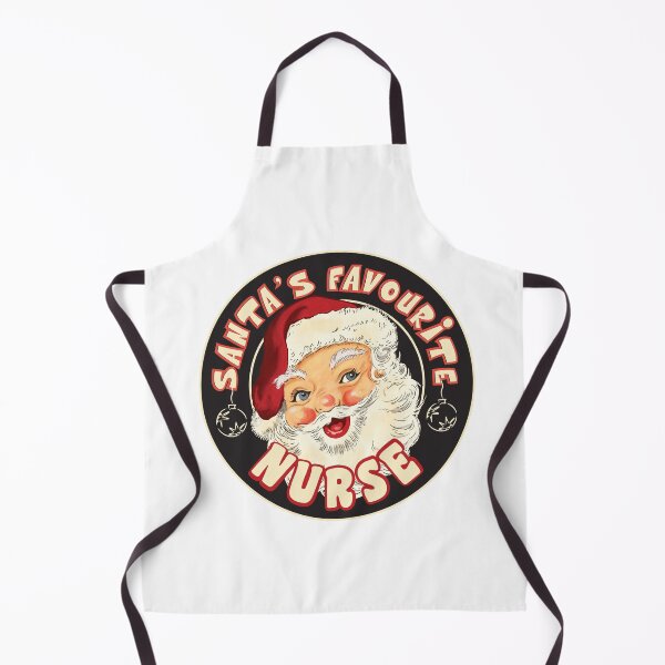 Item preview, Santa's favourite Nurse- vintage christmas gift for Registered Practical Nurse / home care/ hospital designed and sold by TaraGbear.
