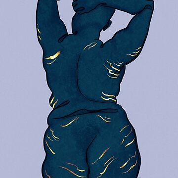 Artwork thumbnail, Kintsugi (all my scars are golden) by cecilarts