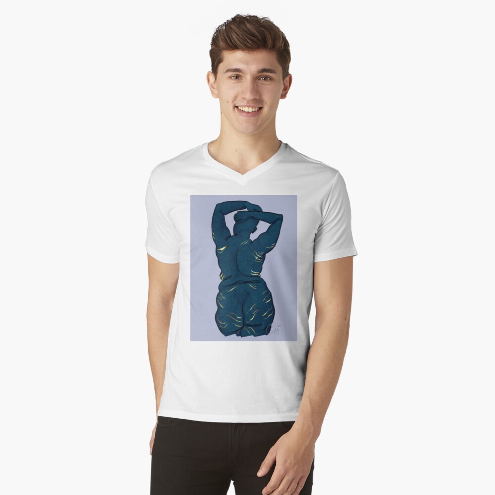Item preview, V-Neck T-Shirt designed and sold by cecilarts.