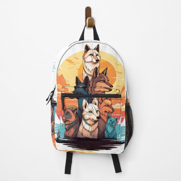 Item preview, Wolves with a sunset designed and sold by Inky-Spiration.