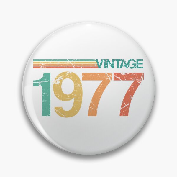 Item preview, Vintage 1977 - 46th Birthday Gift - Nostalgic Birth Year Typography designed and sold by thejamestaylor.
