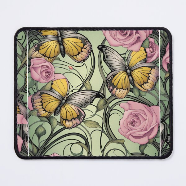 Item preview,  Art Nouveau Butterflies and flowers vitro by CallisC Arts ⭐⭐⭐⭐⭐ designed and sold by CallisC-Arts.